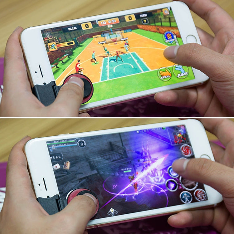 A9 Direct Mobile Clip Games จอยสติ๊ก Artifact Hand Travel Button Sucker พร้อมที่วางแหวนสำหรับ iPhone, โทรศัพท์ Android, แท็บเล็ต, A9 Gold, A9 REd, A9 Silver