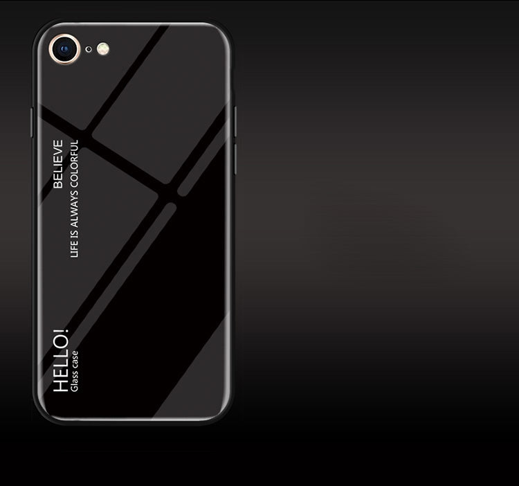 เคสกระจกสีไล่โทนสีสำหรับ iPhone 8 และ 7, iPhone 8 & 7