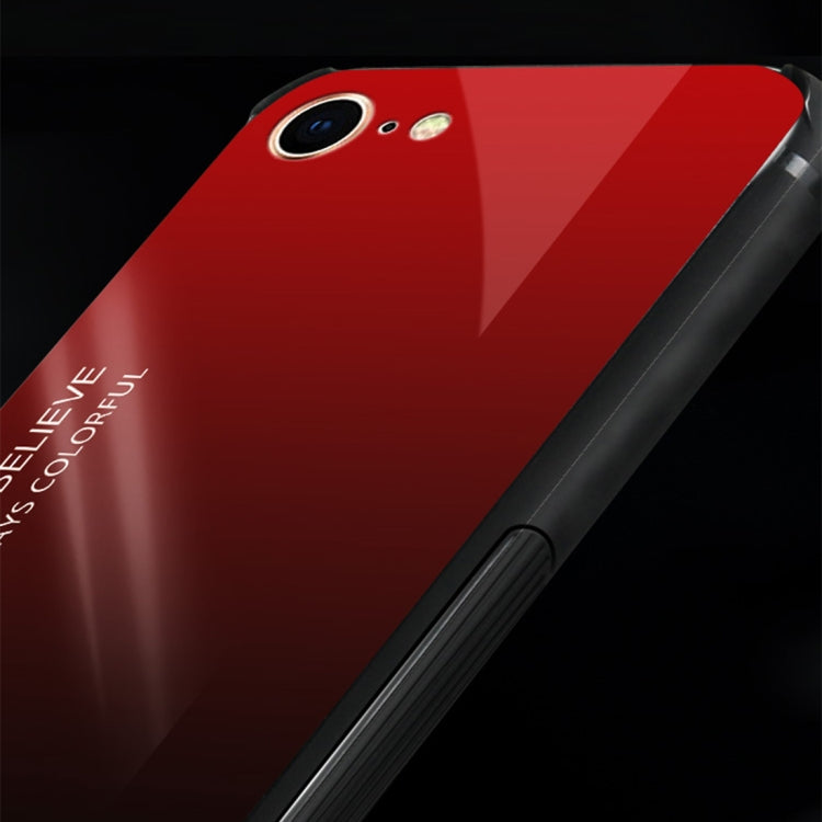 เคสกระจกสีไล่โทนสีสำหรับ iPhone 8 และ 7, iPhone 8 & 7