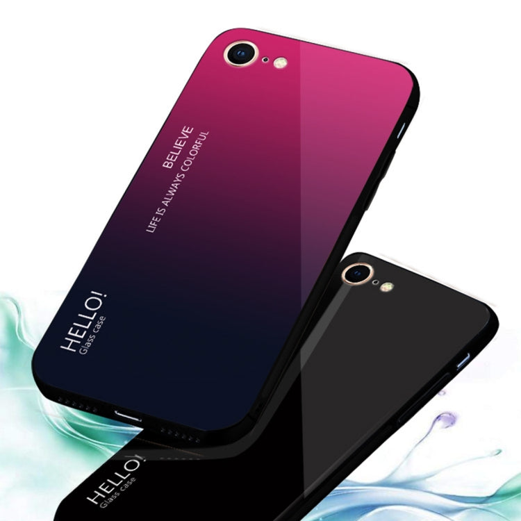 เคสกระจกสีไล่โทนสีสำหรับ iPhone 8 และ 7, iPhone 8 & 7