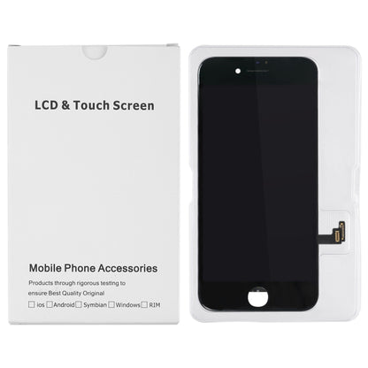 50 ชิ้นบรรจุภัณฑ์กระดาษแข็งกล่องสีขาวสำหรับ iPhone 8/7 หน้าจอ LCD และชุดประกอบเต็ม Digitizer, i7 / i8 Packaging Box