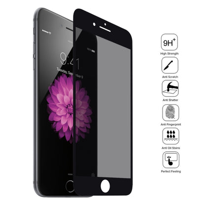 ฟิล์มกระจกนิรภัยป้องกันการมองลอด 9H 6D สำหรับ iPhone SE 2022/2020/8/7, For iPhone SE 2022 / 2020 / 8 / 7(Black), For iPhone 7(White)