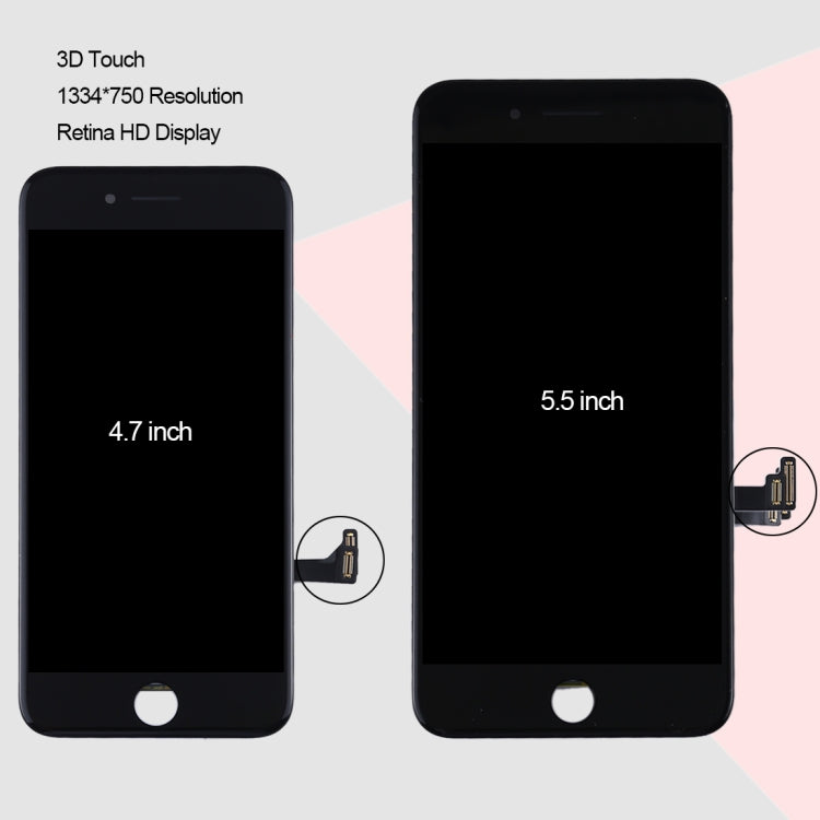 หน้าจอ LCD ดั้งเดิมและชุดประกอบ Digitizer สำหรับ iPhone 8, i8 Original White, i8 Original Black