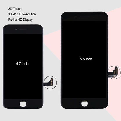 หน้าจอ LCD ดั้งเดิมและชุดประกอบ Digitizer สำหรับ iPhone 8, i8 Original White, i8 Original Black