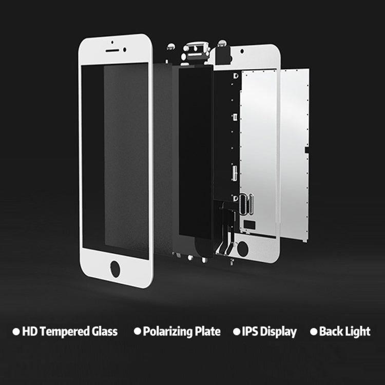 หน้าจอ LCD ดั้งเดิมและชุดประกอบ Digitizer สำหรับ iPhone 8, i8 Original White, i8 Original Black