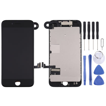 หน้าจอ LCD และชุดประกอบ Digitizer รวมถึงกล้องหน้าสำหรับ iPhone 8, i8 White with Front Camera, i8 Black with Front Camera