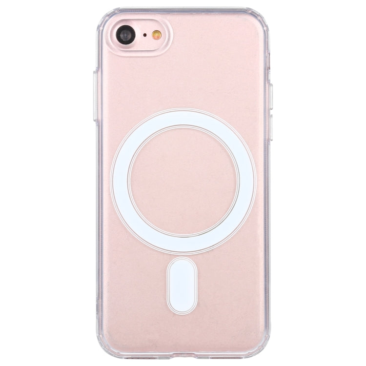 สำหรับ iPhone SE 2020 / 8 Magsafe เคสแหวนแม่เหล็กแบบเรียบง่ายรวมทุกอย่างคริสตัลอะคริลิคใส PC + เคสกันกระแทก TPU, For iPhone SE 2020