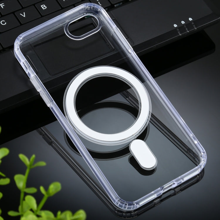 สำหรับ iPhone SE 2020 / 8 Magsafe เคสแหวนแม่เหล็กแบบเรียบง่ายรวมทุกอย่างคริสตัลอะคริลิคใส PC + เคสกันกระแทก TPU, For iPhone SE 2020