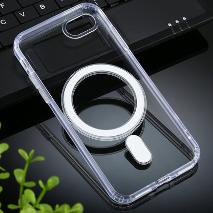 สำหรับ iPhone SE 2020 / 8 Magsafe เคสแหวนแม่เหล็กแบบเรียบง่ายรวมทุกอย่างคริสตัลอะคริลิคใส PC + เคสกันกระแทก TPU, For iPhone SE 2020
