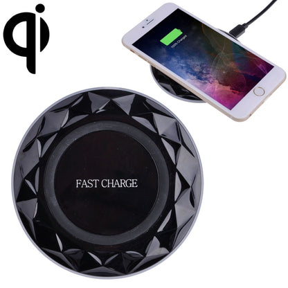 เครื่องชาร์จไร้สายชาร์จเร็วมาตรฐาน Diamond Qi Standard DC5V ความยาวสายเคเบิล: 1 ม, DC5V Black, DC5V