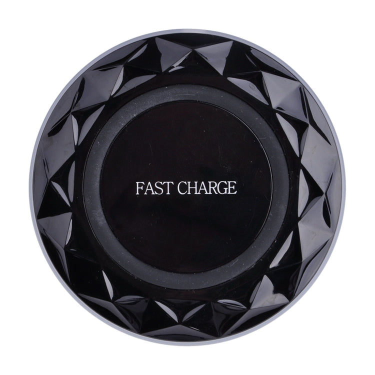 เครื่องชาร์จไร้สายชาร์จเร็วมาตรฐาน Diamond Qi Standard DC5V ความยาวสายเคเบิล: 1 ม, DC5V Black, DC5V