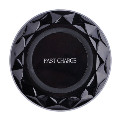 เครื่องชาร์จไร้สายชาร์จเร็วมาตรฐาน Diamond Qi Standard DC5V ความยาวสายเคเบิล: 1 ม, DC5V Black, DC5V