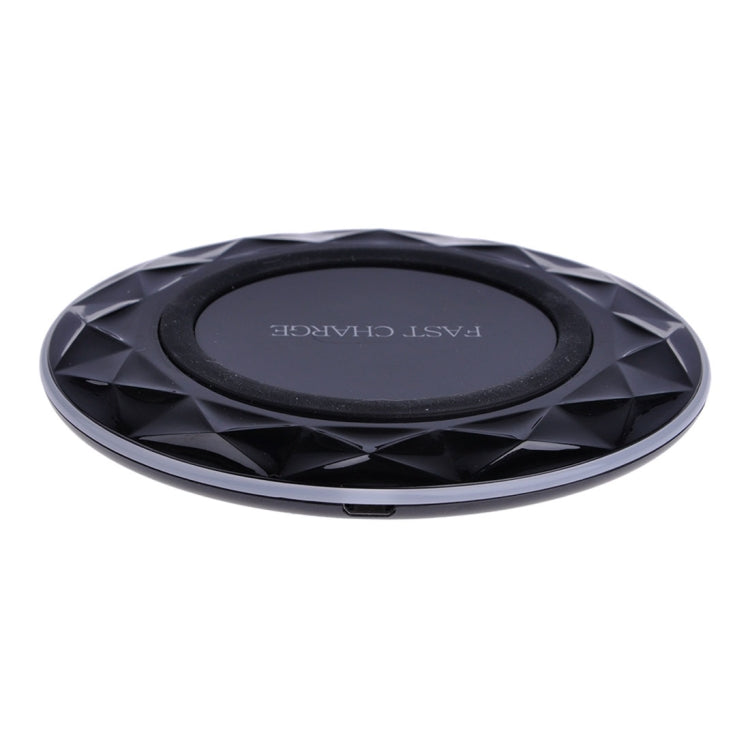 เครื่องชาร์จไร้สายชาร์จเร็วมาตรฐาน Diamond Qi Standard DC5V ความยาวสายเคเบิล: 1 ม, DC5V Black, DC5V