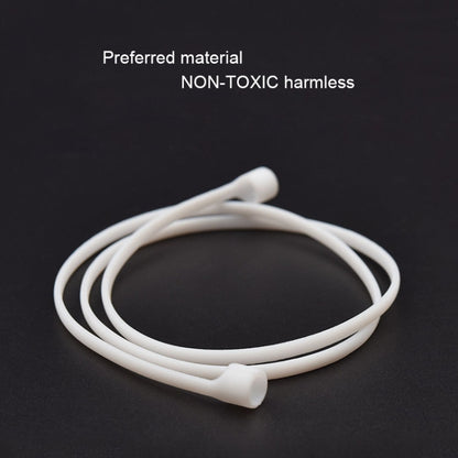 หูฟังไร้สายบลูทูธสายรัดป้องกันการสูญหายซิลิโคนหูฟัง unisex สายป้องกันการสูญหายสำหรับ Apple AirPods 1/2 ความยาวสายเคเบิล: 60 ซม.