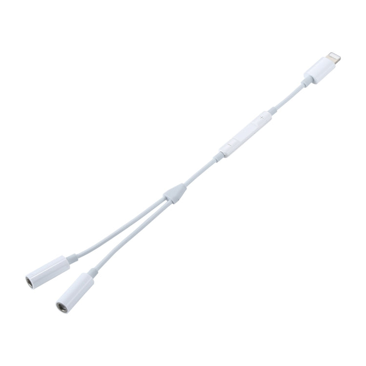 MH026 8 Pin Male to Dual 3.5 มม. แจ็คหูฟังหญิงสายควบคุมอะแดปเตอร์เสียง