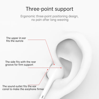 ML715 1.2 ม. 8 พินพอร์ตสายควบคุมหูฟัง Bluetooth, รองรับเพลง, การโทร, การควบคุมระดับเสียง, ML715 Volume Control