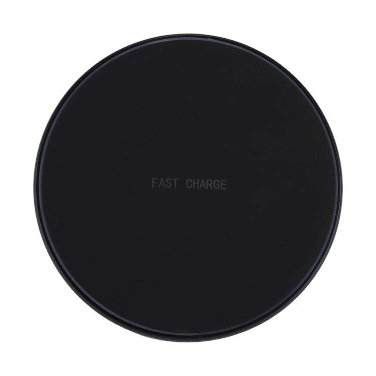 DC 9V 1.67A / 5V 1A เครื่องชาร์จไร้สายแบบทรงกลมมาตรฐาน Qi Standard พร้อมไฟแสดงสถานะ, Round Shape