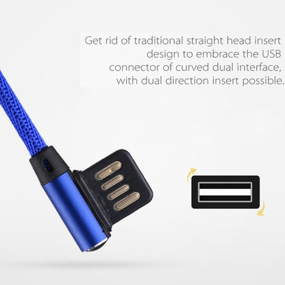 1 ม. 2.4A เอาต์พุต USB ถึง 8 Pin Double Elbow Design ไนลอนสานสไตล์ Data Sync สายชาร์จ, 8 Pin Dark Blue, 8 Pin Blue, 8 Pin Red, 8 Pin Black, 8 Pin Coffee