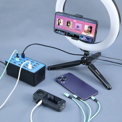 WLX-A5+ 100W 20 พอร์ต USB สถานีชาร์จกำหนดโดยอัตโนมัติเครื่องชาร์จอัจฉริยะพร้อมไฟ LED แสดงสถานะ, ปลั๊ก EU, WLX-A5+ UK Plug, WLX-A5+ US Plug