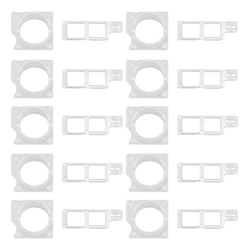 10 ชุดสำหรับ iPhone 8 ด้านหน้าโมดูลกล้อง Bezel + ตัวยึดเซ็นเซอร์, For iPhone 8