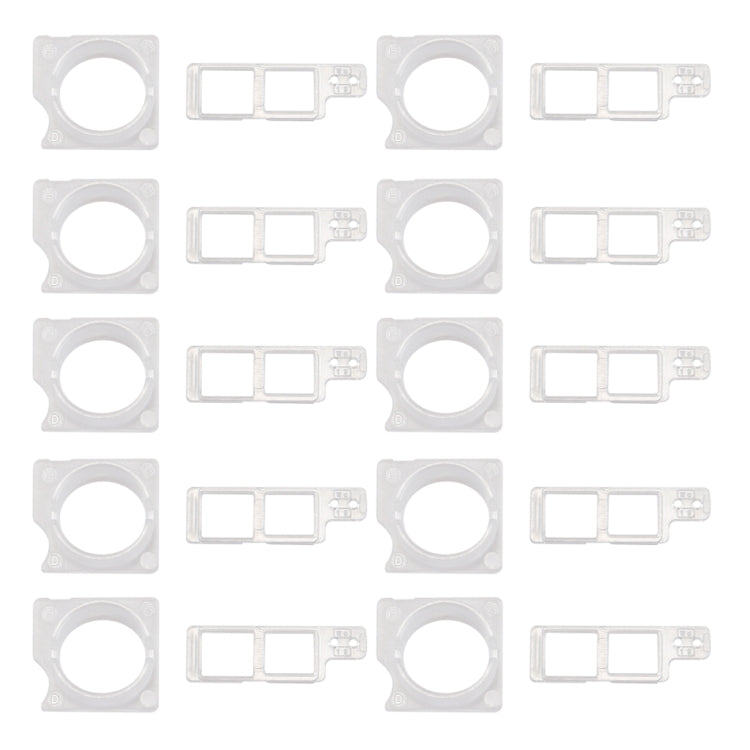 10 ชุดสำหรับ iPhone 8 ด้านหน้าโมดูลกล้อง Bezel + ตัวยึดเซ็นเซอร์, For iPhone 8