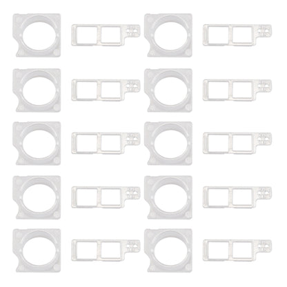10 ชุดสำหรับ iPhone 8 ด้านหน้าโมดูลกล้อง Bezel + ตัวยึดเซ็นเซอร์, For iPhone 8