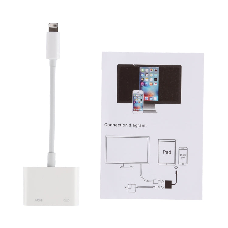 อะแดปเตอร์เคเบิลดิจิตอลทีวี AV HDMI / HDTV 8 พิน