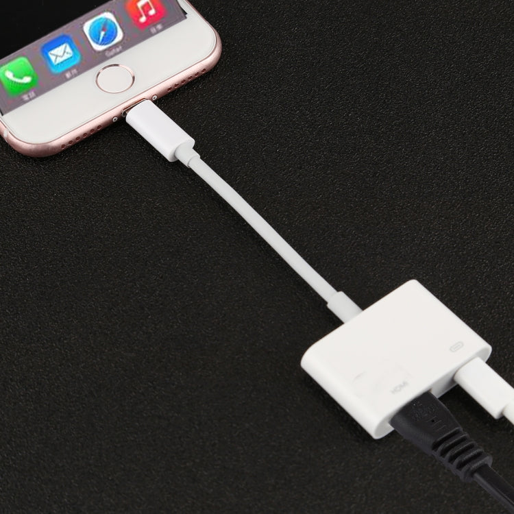 อะแดปเตอร์เคเบิลดิจิตอลทีวี AV HDMI / HDTV 8 พิน