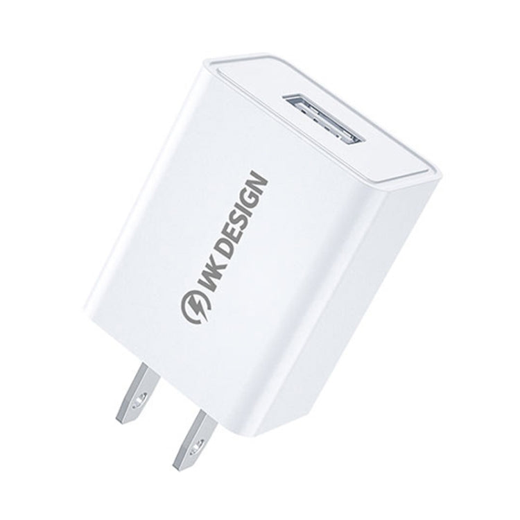 WK WP-U118 10W พอร์ต USB เดี่ยวอะแดปเตอร์ชาร์จไฟสำหรับเดินทาง, ปลั๊ก US, WP-U118 US Plug