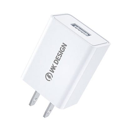 WK WP-U118 10W พอร์ต USB เดี่ยวอะแดปเตอร์ชาร์จไฟสำหรับเดินทาง, ปลั๊ก US, WP-U118 US Plug