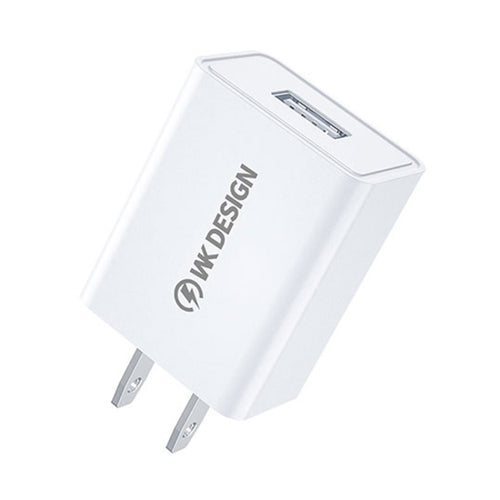 WK WP-U118 10W พอร์ต USB เดี่ยวอะแดปเตอร์ชาร์จไฟสำหรับเดินทาง, ปลั๊ก US, WP-U118 US Plug