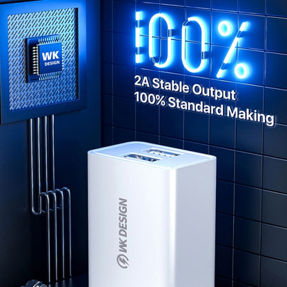 WK WP-U118 10W พอร์ต USB เดี่ยวอะแดปเตอร์ชาร์จไฟสำหรับเดินทาง, ปลั๊ก US, WP-U118 US Plug