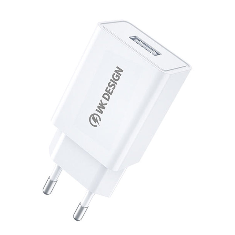 WK WP-U118 10W พอร์ต USB เดี่ยวอะแดปเตอร์ชาร์จไฟสำหรับเดินทาง, ปลั๊ก EU, WP-U118 EU Plug