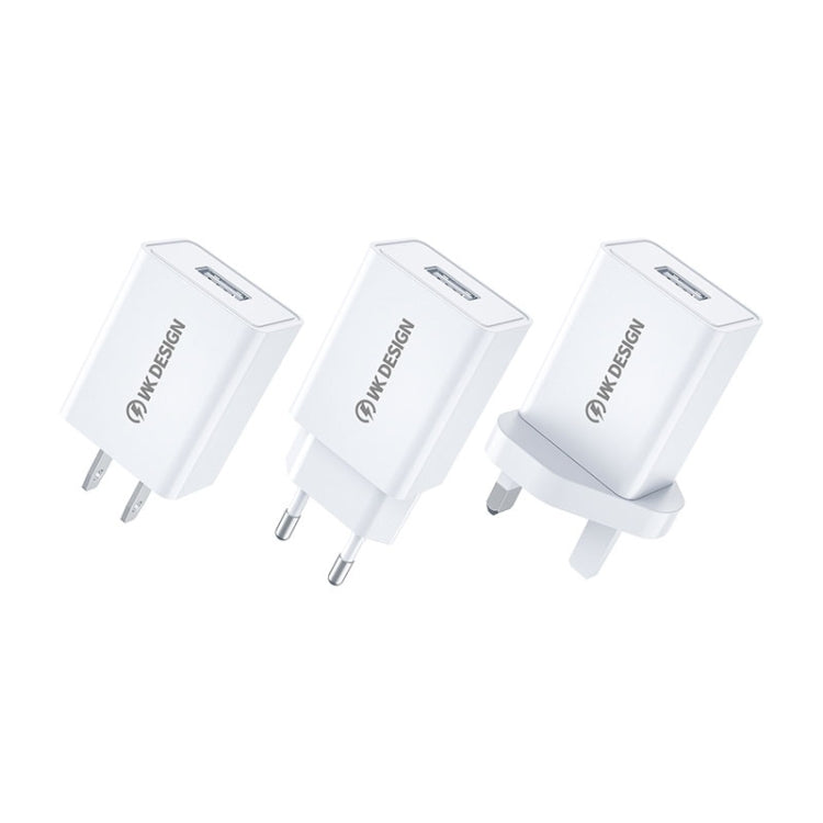WK WP-U118 10W พอร์ต USB เดี่ยวอะแดปเตอร์ชาร์จไฟสำหรับเดินทาง, ปลั๊ก EU, WP-U118 EU Plug