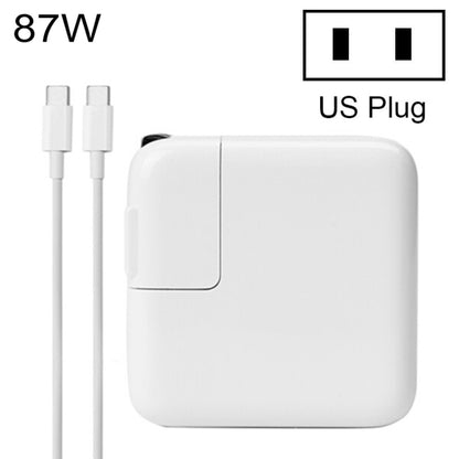 เครื่องชาร์จแบบพกพา Type-C Power Adapter 87W พร้อมสายชาร์จ Type-C ยาว 1.8 ม. ปลั๊ก US, 87W US Plug