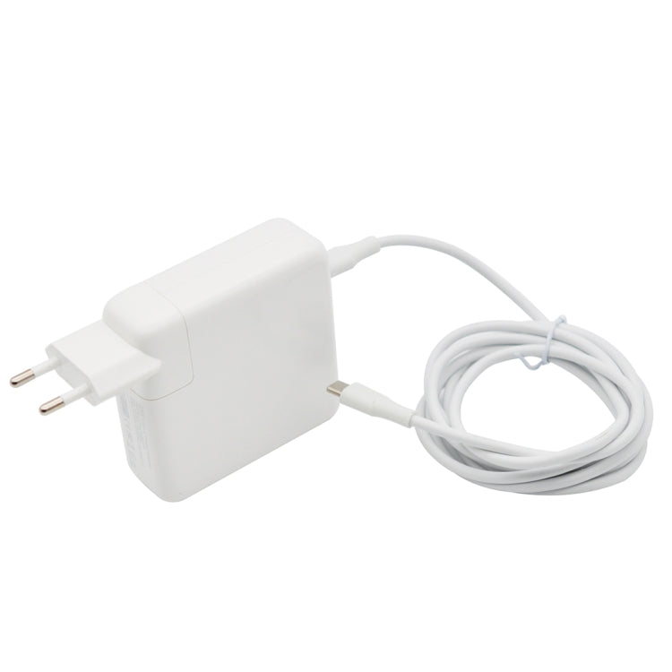 เครื่องชาร์จพกพาอะแดปเตอร์แปลงไฟ Type-C 87W พร้อมสายชาร์จ Type-C ยาว 1.8 ม. ปลั๊ก EU, 87W EU Plug