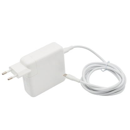 เครื่องชาร์จพกพาอะแดปเตอร์แปลงไฟ Type-C 87W พร้อมสายชาร์จ Type-C ยาว 1.8 ม. ปลั๊ก EU, 87W EU Plug