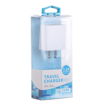 3.1A 3 พอร์ต USB ที่ชาร์จด่วนที่ชาร์จสำหรับเดินทาง, ปลั๊ก US, LZ-528 US
