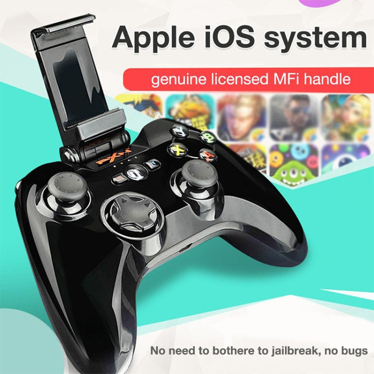 PXN PXN-6603 MFI โทรศัพท์มือถือไร้สายบลูทูธเกม Handle Controller ใช้งานร่วมกับระบบ iOS