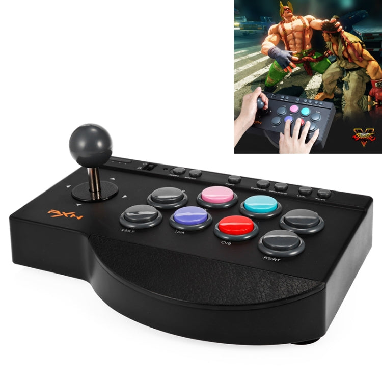 PXN PXN-0082 Gladiator Street Machine เกม Handle Rocker Controller สำหรับ Nintendo Switch / PC / ระบบ Android / PS3 / PS4 / XboxOne, PXN-0082