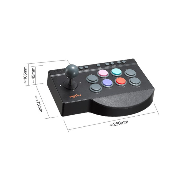 PXN PXN-0082 Gladiator Street Machine เกม Handle Rocker Controller สำหรับ Nintendo Switch / PC / ระบบ Android / PS3 / PS4 / XboxOne, PXN-0082