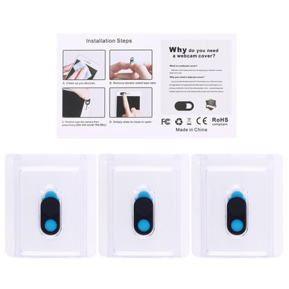 3 ชิ้น Universal Ultra-thin Design Magnet WebCam Cover ฝาครอบกล้องสำหรับเดสก์ท็อปแล็ปท็อปแท็บเล็ตโทรศัพท์