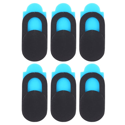 6 ชิ้น Universal Ultra-thin Design WebCam Cover ฝาครอบกล้องสำหรับเดสก์ท็อปแล็ปท็อปแท็บเล็ตโทรศัพท์
