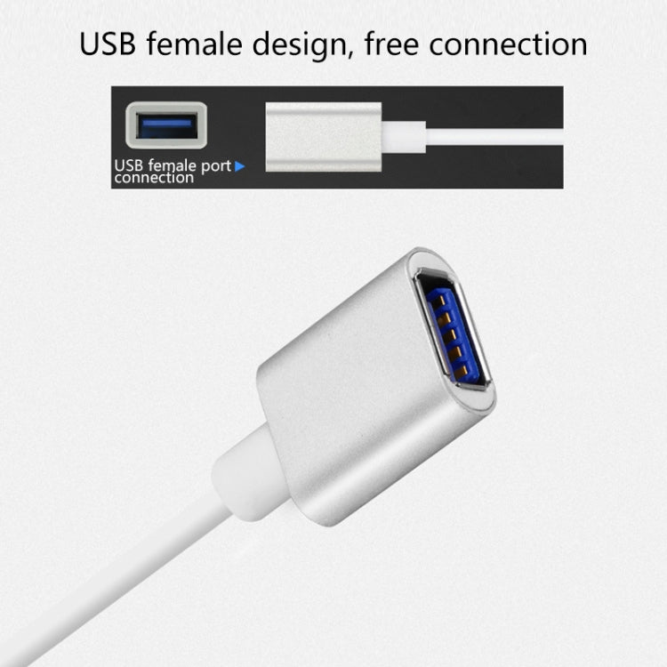 Onten 7562 USB Female to HDMI Phone to HDTV Adapter Cable สำหรับ iPhone / Android