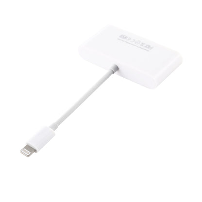 NK-108L 8 Pin to USB + TF Card + SD Card Camera Reader Adapter เข้ากันได้กับ IOS 9.1 และระบบข้างต้น, NK-108L