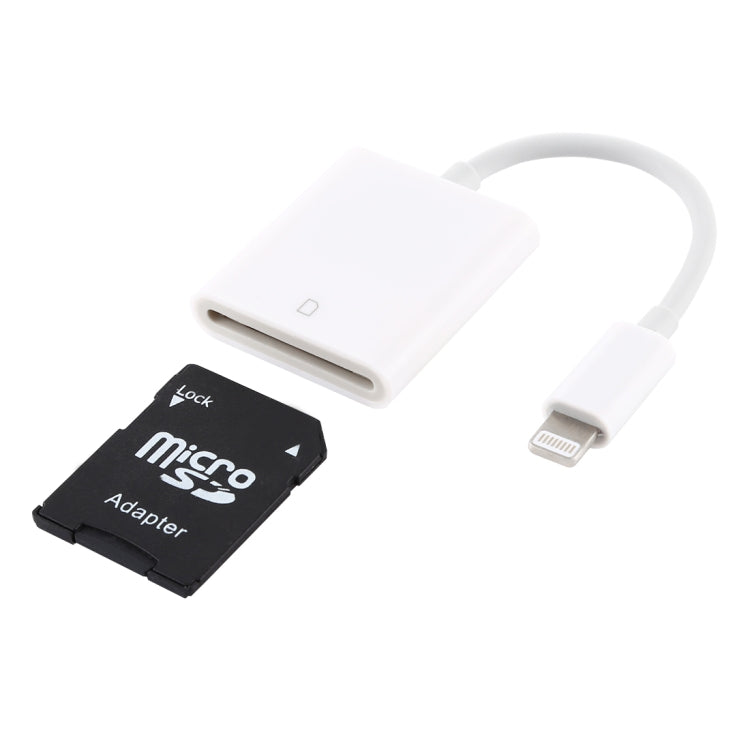 NK105 8 Pin to SD Card Camera Reader Adapter เข้ากันได้กับระบบ IOS 9.1 ขึ้นไป, NK105