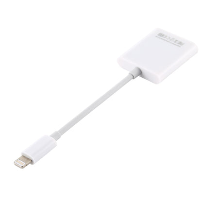NK105 8 Pin to SD Card Camera Reader Adapter เข้ากันได้กับระบบ IOS 9.1 ขึ้นไป, NK105