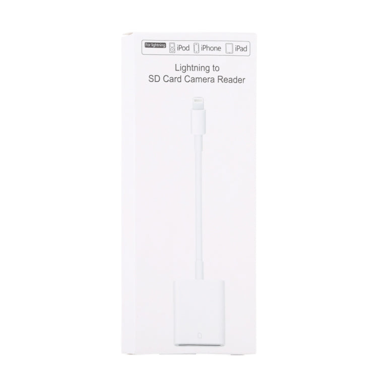 NK105 8 Pin to SD Card Camera Reader Adapter เข้ากันได้กับระบบ IOS 9.1 ขึ้นไป, NK105