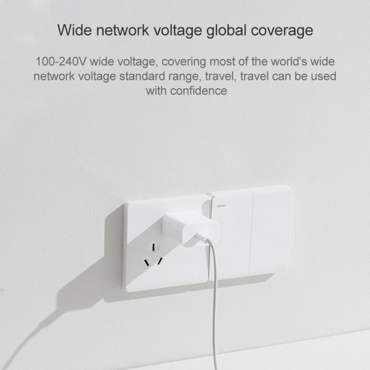 ต้นฉบับ Xiaomi AD201 20W อินเตอร์เฟซ USB-C / Type-C เดียวชาร์จการเดินทางรุ่นชาร์จด่วน, ปลั๊กสหรัฐ, 20W