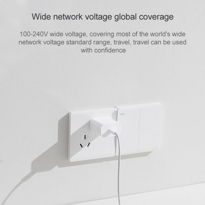 ต้นฉบับ Xiaomi AD201 20W อินเตอร์เฟซ USB-C / Type-C เดียวชาร์จการเดินทางรุ่นชาร์จด่วน, ปลั๊กสหรัฐ, 20W